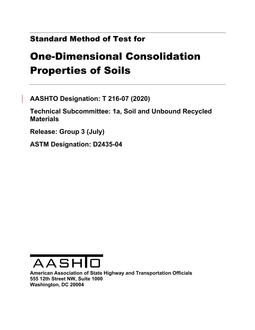 AASHTO T 216