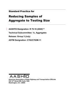 AASHTO R 76