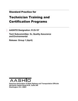 AASHTO R 25