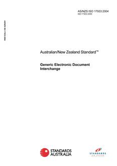 AS/NZS ISO 17933