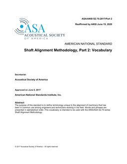 ASA S2.75 Part 2