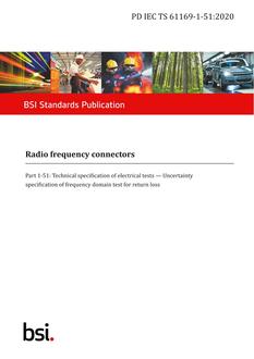 BS PD IEC TS 61169-1-51