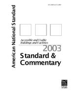 ICC A117.1-2003 and Commentary