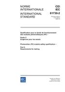 IEC 61730-2 Ed. 1.0 b:2004