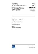 IEC 61291-1 Ed. 2.0 b:2006