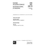 IEC 60255-16 Ed. 1.0 b