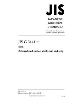 JIS G 3141