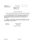 MIL MIL-P-64151 Notice 1 – Cancellation