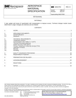 SAE AMS2750E